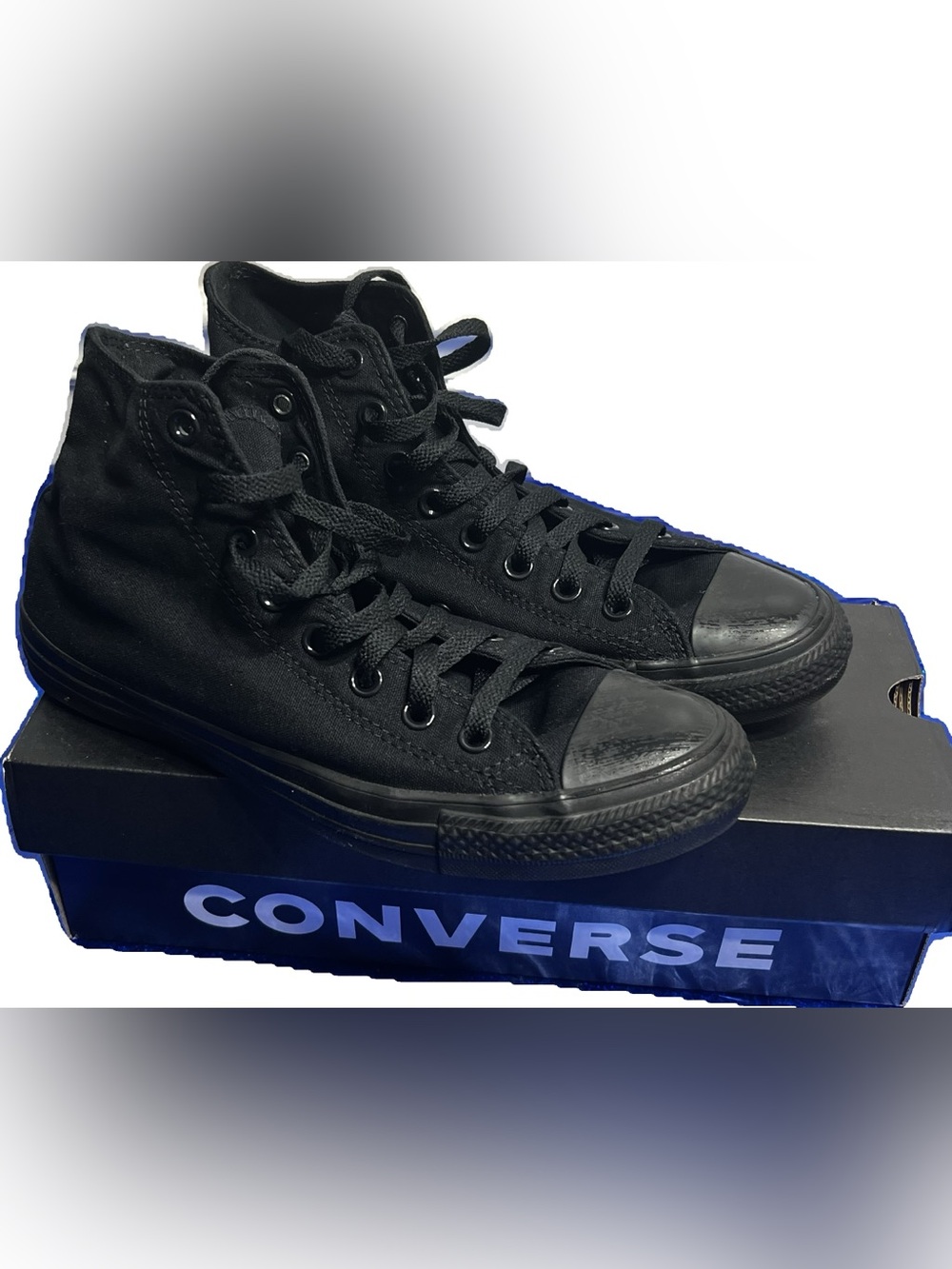 Converse Black High Top Canvas Sneakers